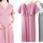 Nursing Dress (Purple)WFI