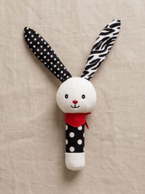Chimes B&W Rabbit