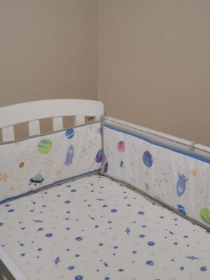 4 side bumper set Blue Space