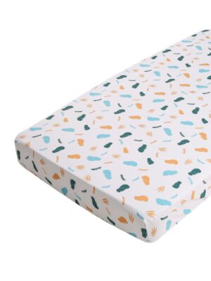 green-lion-cot-sheet