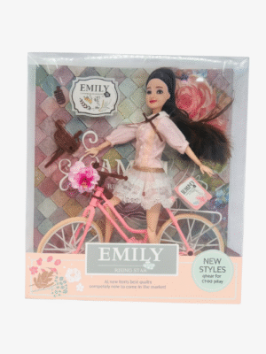 Girl Cycling Doll