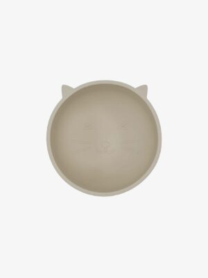 Cream Silicone Baby Bowl