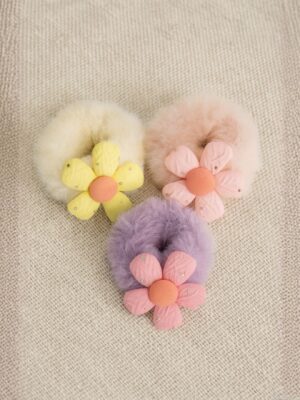 Girl Fur Hair Tie