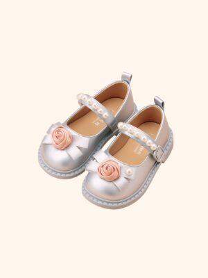 Girl Party Shoes Silver