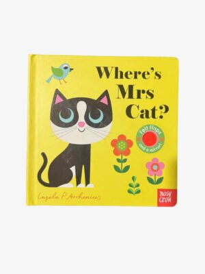 Felt flaps and mirror book Where’s Mrs Cat