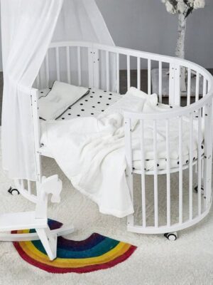 convertible-oval-baby-crib-white
