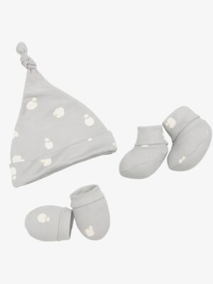 SnugBug newborn hat socks mitten set