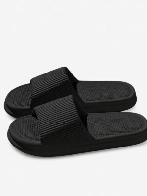Shower Slipper – Black (38–39)