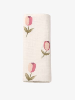dream-tulips-receiving-blanket-cream