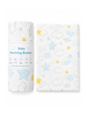 Twinkle Stars Receiving Blanket
