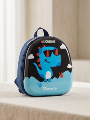 Dino Egg-Shell Backpack Black