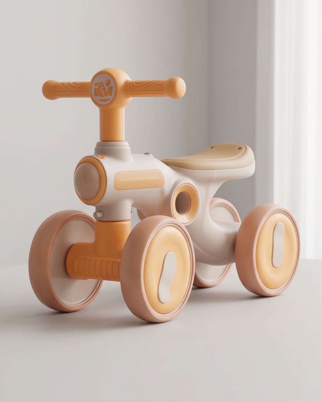 4 Wheeled Balance Bike Orange