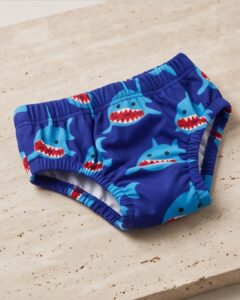 Shark Swimming Diaper 6–9 Months