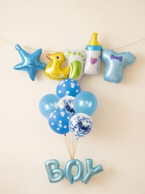 its a boy party balloon