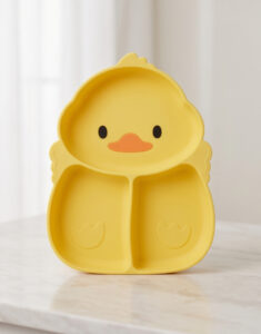 kids-silicone-plate-duck